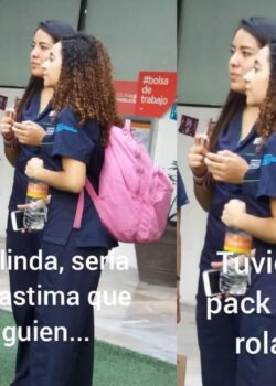 Morrita estudiante se filtra su packk 23