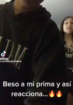 Beso a mi prima y asi reacciona + video 5