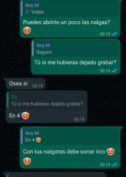 CULONA mojadita se abre todita y me lo muestra + videito 9