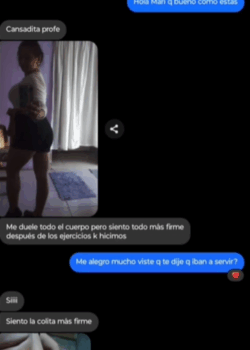 Alumna tetona del gym me pasa nudes 4