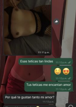 La novia de mi amigo me manda fotos al privado 18