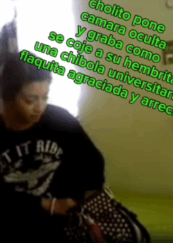 No sabe que esta siendo GRABADA 15