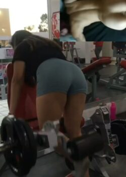 CULIANDO en el GYM cuando el entrenador está solo .... 13