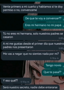 El Chat Con Mi Hermanastra Pequeña se puso hot 16
