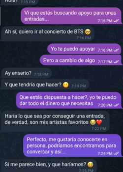 El casero más buscado, chibola peruana da el culo por ver a BTS 5
