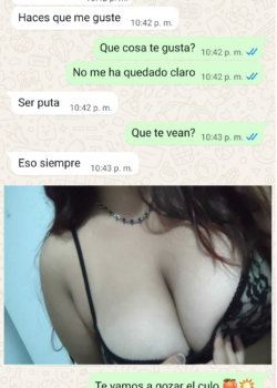 Pajero manda chat con su novia que le gusta ser una putita 15