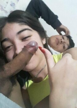 Romina aprueba la pija del amigo de su novio 12